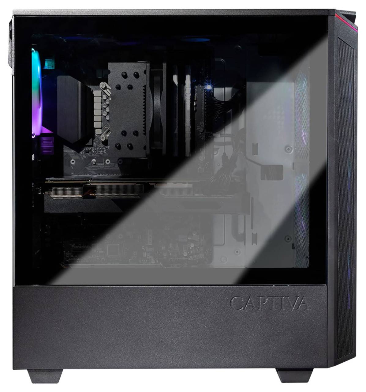 Captiva PC Highend Gaming I80-956 (i5-12400F/RTX4070 Super 12GB GDDR6X/SSD 1TB/32GB/WLAN/Windows 11 Home 64-bit)