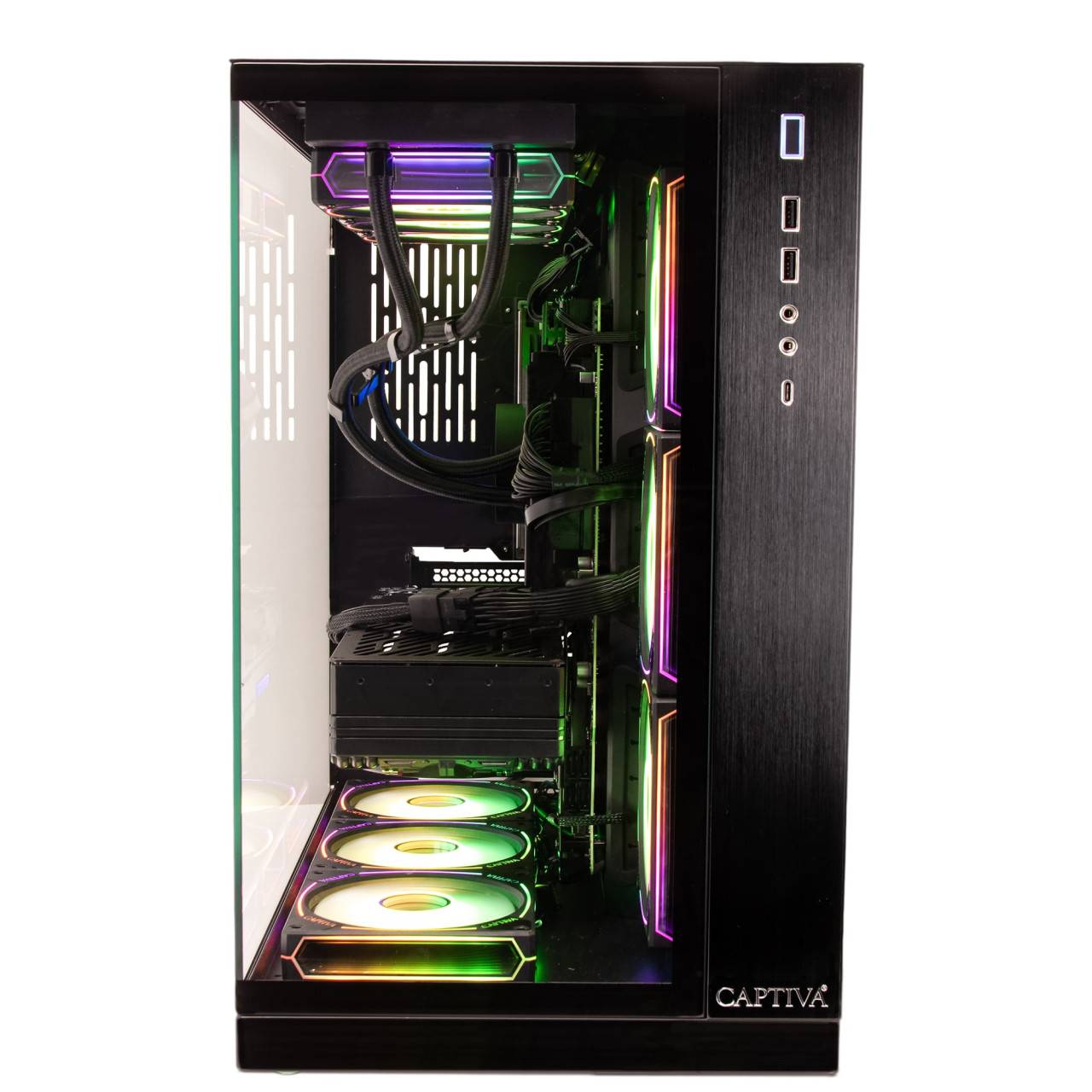 Captiva PC Ultimate Gaming R72-784 (Ryzen 9 7950X/RX7900 XT 20GB GDDR6/SSD 2TB/32GB/WLAN/Windows 11 Home 64-bit)