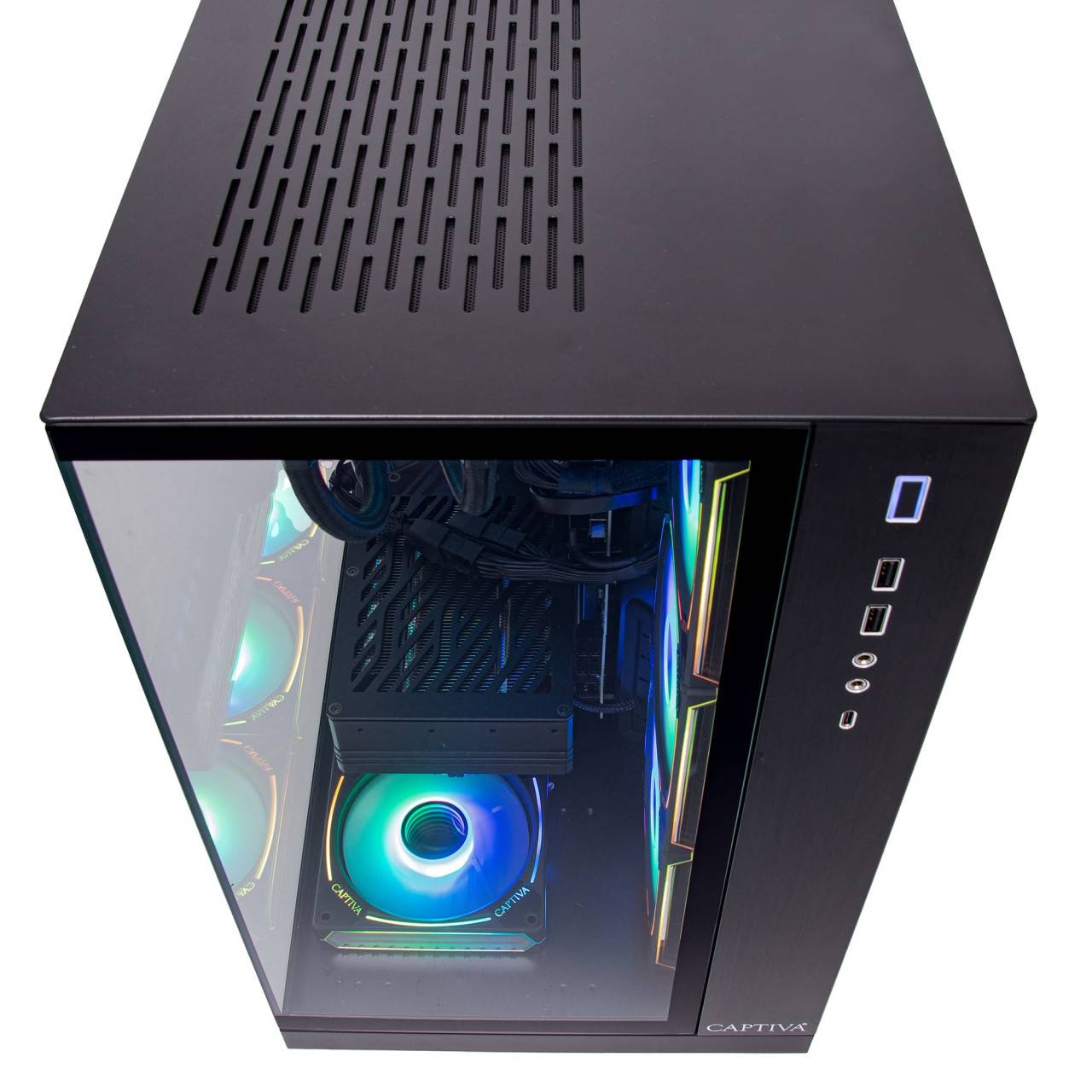 Captiva PC Highend Gaming R89-047 (Ryzen 7 7800X3D/RTX5080 16GB GDDR7/SSD 2TB/32GB/WLAN/Windows 11 Home 64-bit)
