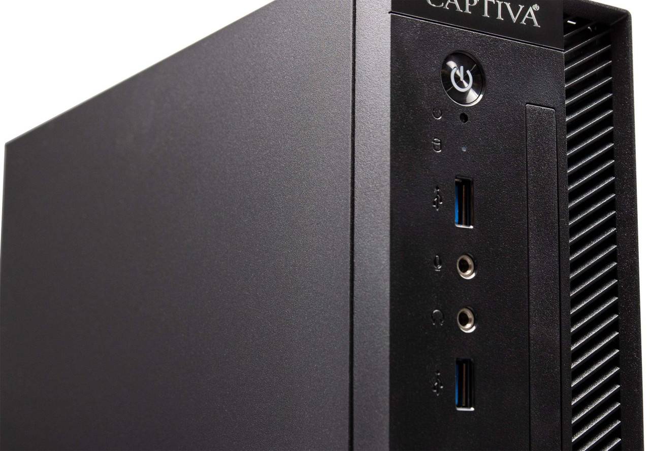 Captiva PC Workstation I73-152 (i5-13400T/SSD 500GB/8GB/WLAN/Windows 11 Pro 64-bit)