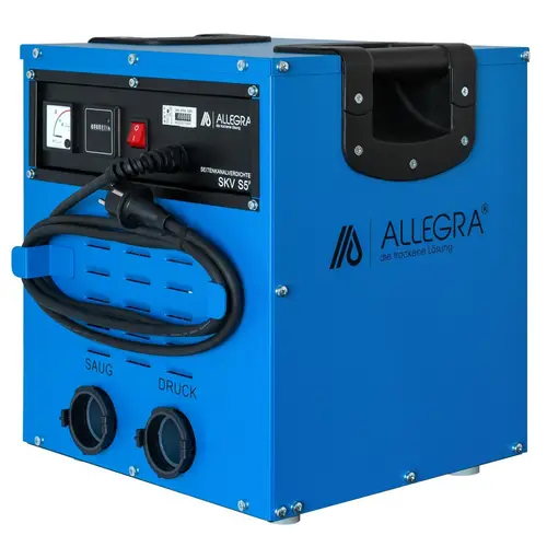 Seitenkanalverdichter S5 PH mit gekkufix Anschlussstutzen und geeichtem Stromverteiler Seitenkanalverdichter S5 PH mit gekkufix Anschlussstutzen und geeichtem Stromverteiler