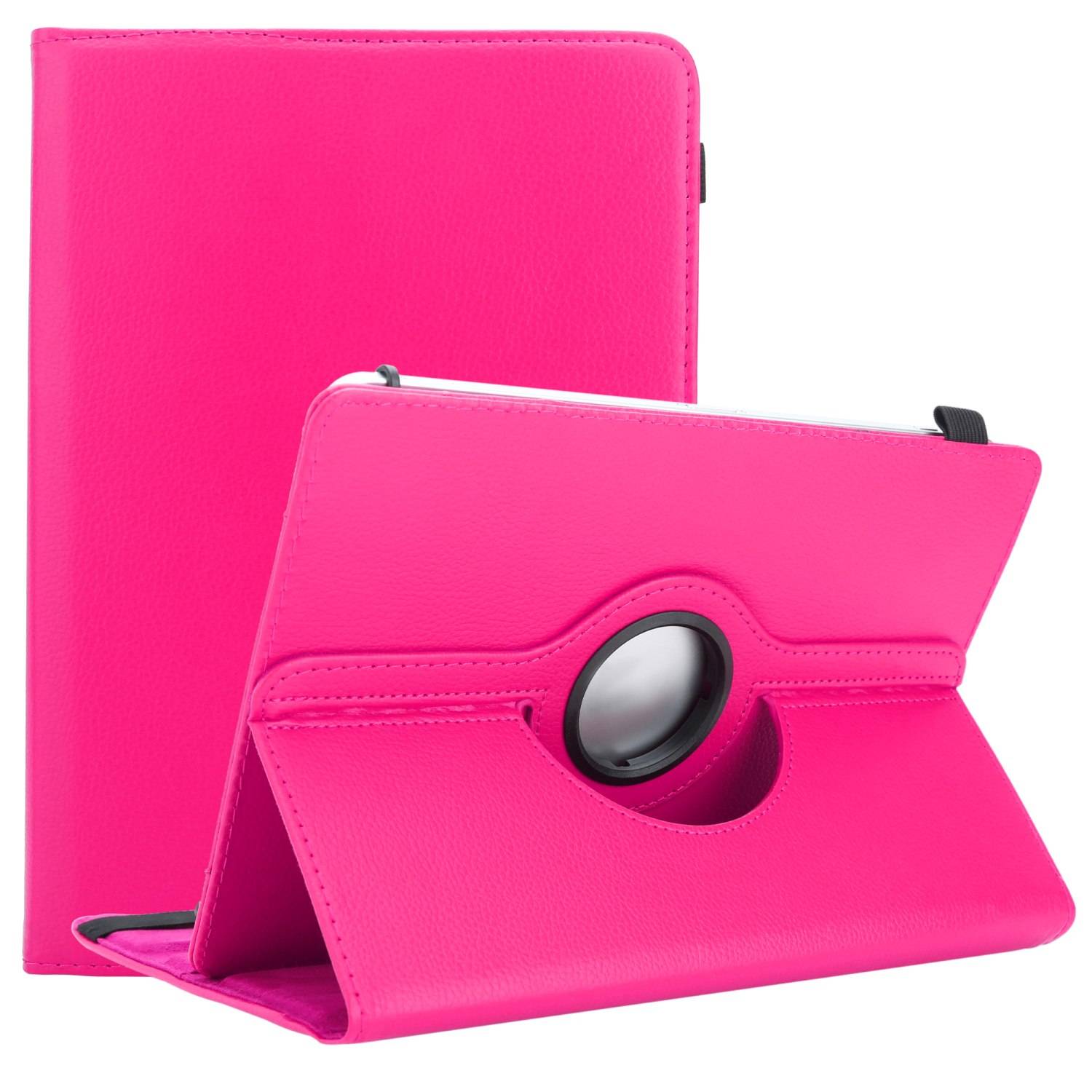 Cadorabo Hülle für Alcatel 1T (7 Zoll) 2021 Schutzhülle in Rosa 360 Grad Tablet Hülle Etui Cover Case