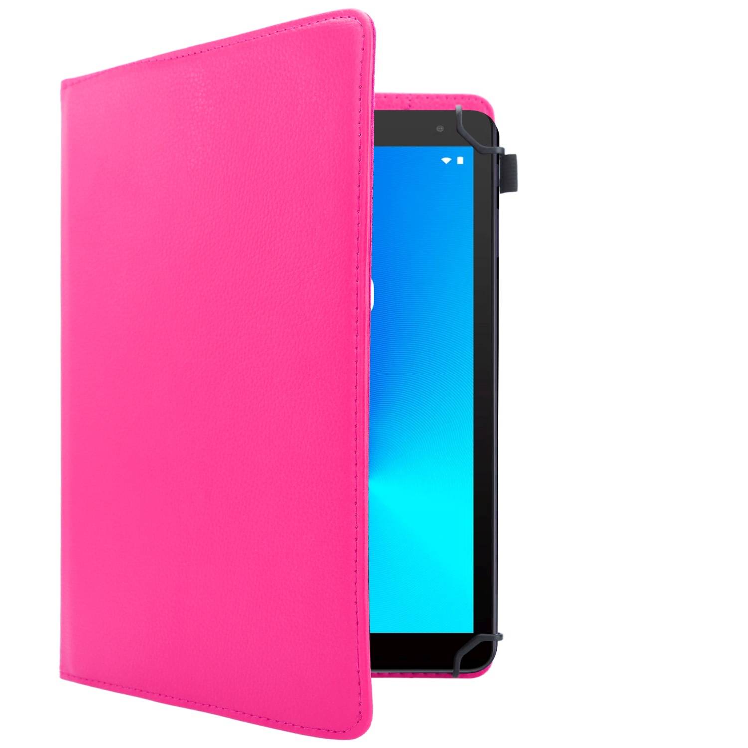 Cadorabo Hülle für Alcatel 1T (7 Zoll) 2021 Schutzhülle in Rosa 360 Grad Tablet Hülle Etui Cover Case