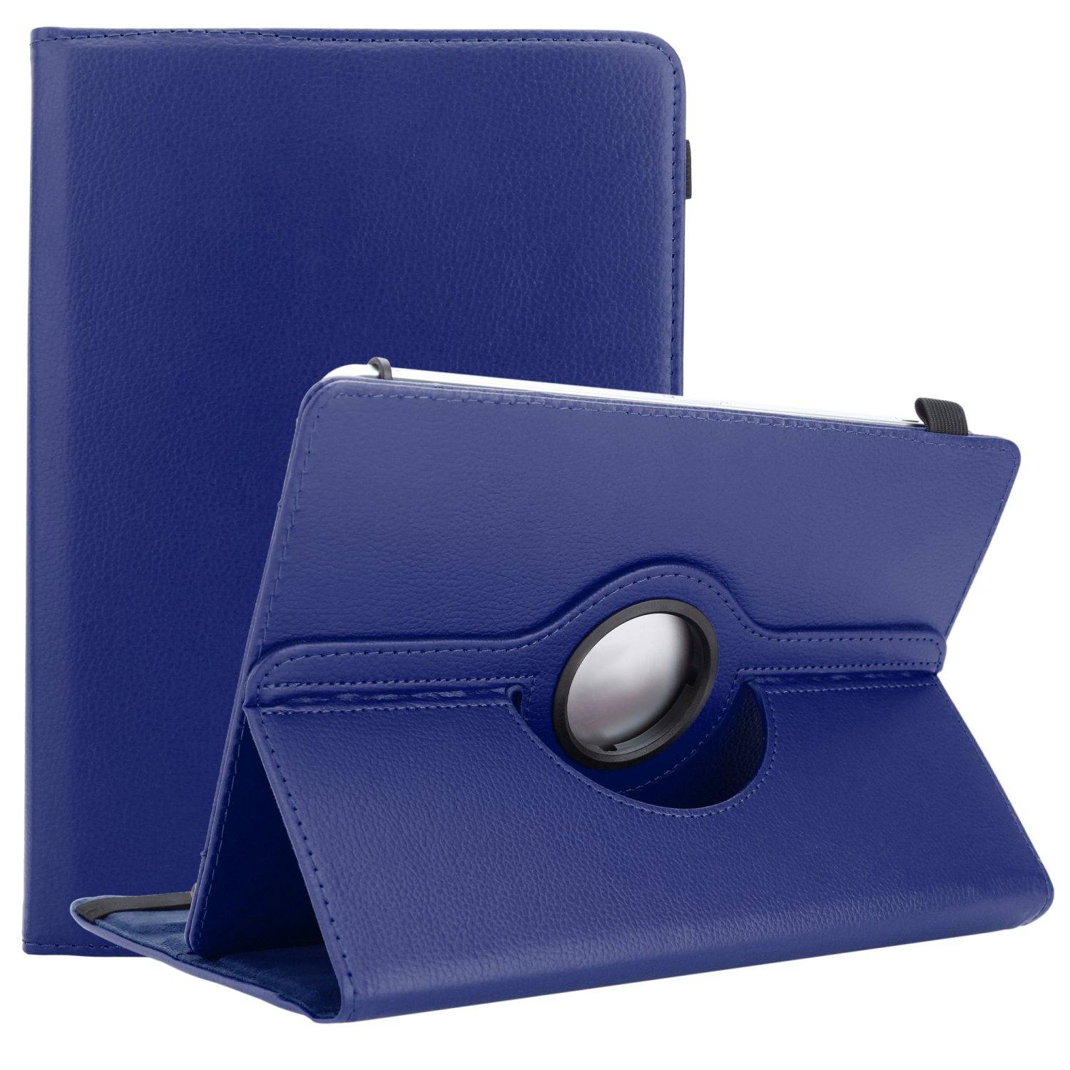 Cadorabo Hülle für Alcatel 1T (7 Zoll) 2021 Schutzhülle in Blau 360 Grad Tablet Hülle Etui Cover Case