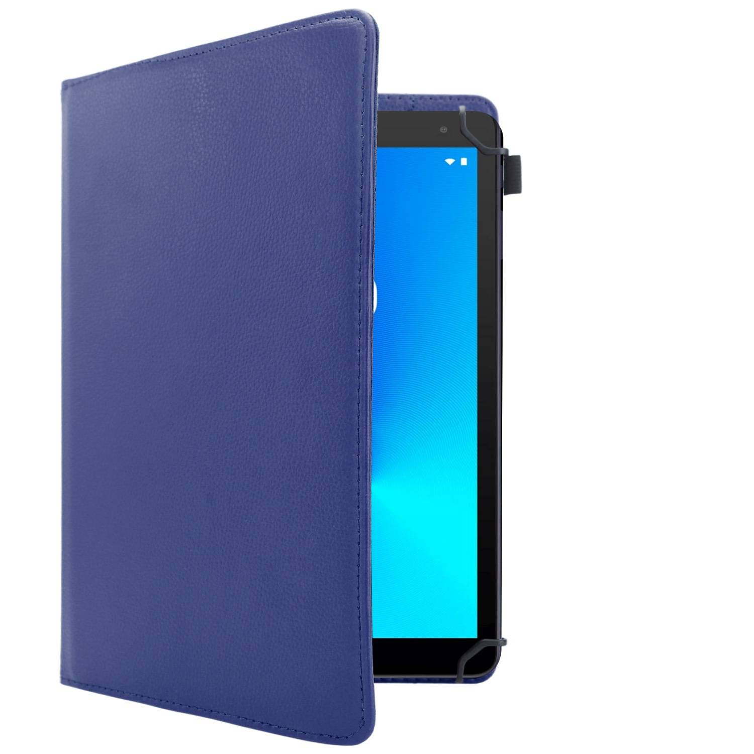 Cadorabo Hülle für Alcatel 1T (7 Zoll) 2021 Schutzhülle in Blau 360 Grad Tablet Hülle Etui Cover Case