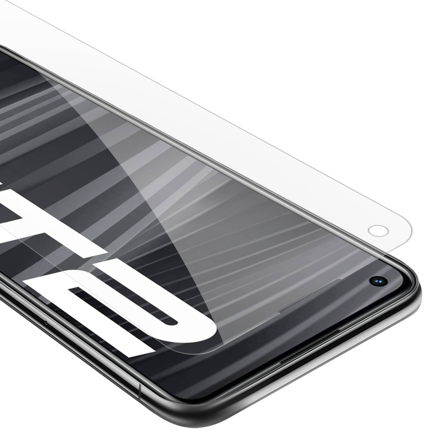 Cadorabo Panzer Folie für Realme GT 2 / GT Neo 2 Schutzfolie in Transparent Gehärtetes Tempered Display-Schutzglas