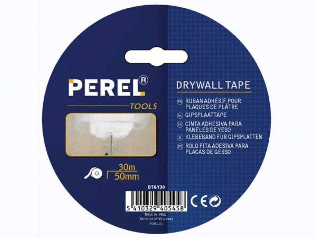 Toolland KLEBEBAND FÜR GIPSPLATTEN - 50 mm x 30 m