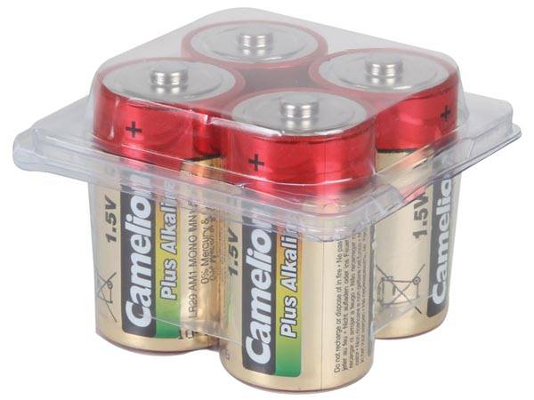 ALKALI-MANGAN C / LR20 1.5V-21000mAh (4 St./Box)