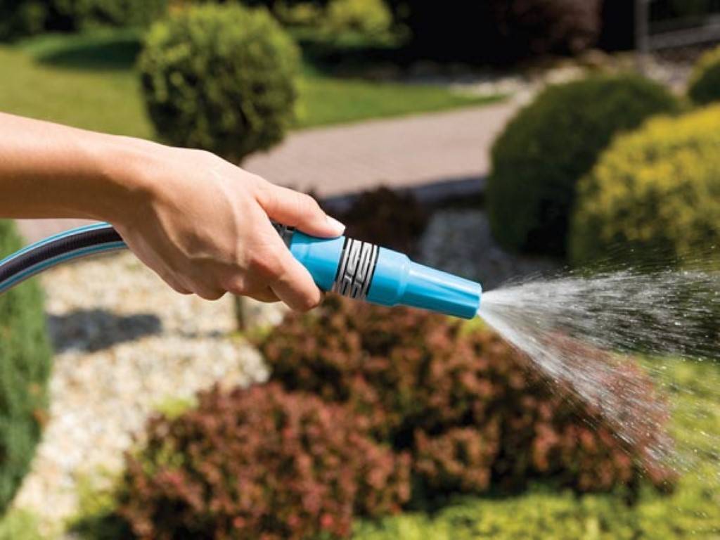 Einstellbare gartenspritze, ideal line plus