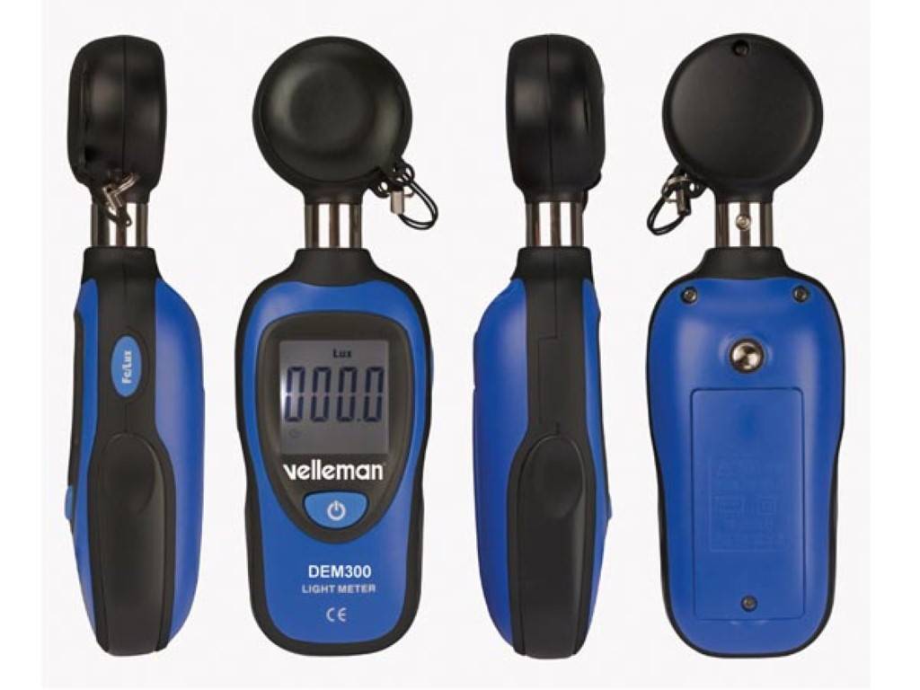 velleman - DEM300 - Digitales Luxmeter
