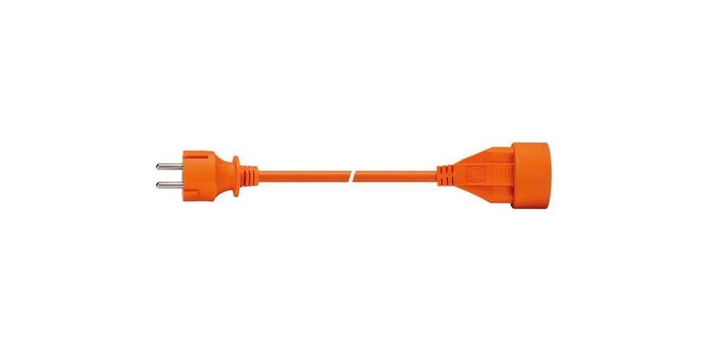 Perel VERLÄNGERUNGSKABEL - 20 m - ORANGE - 3G1.5 - STECKER-TYP E