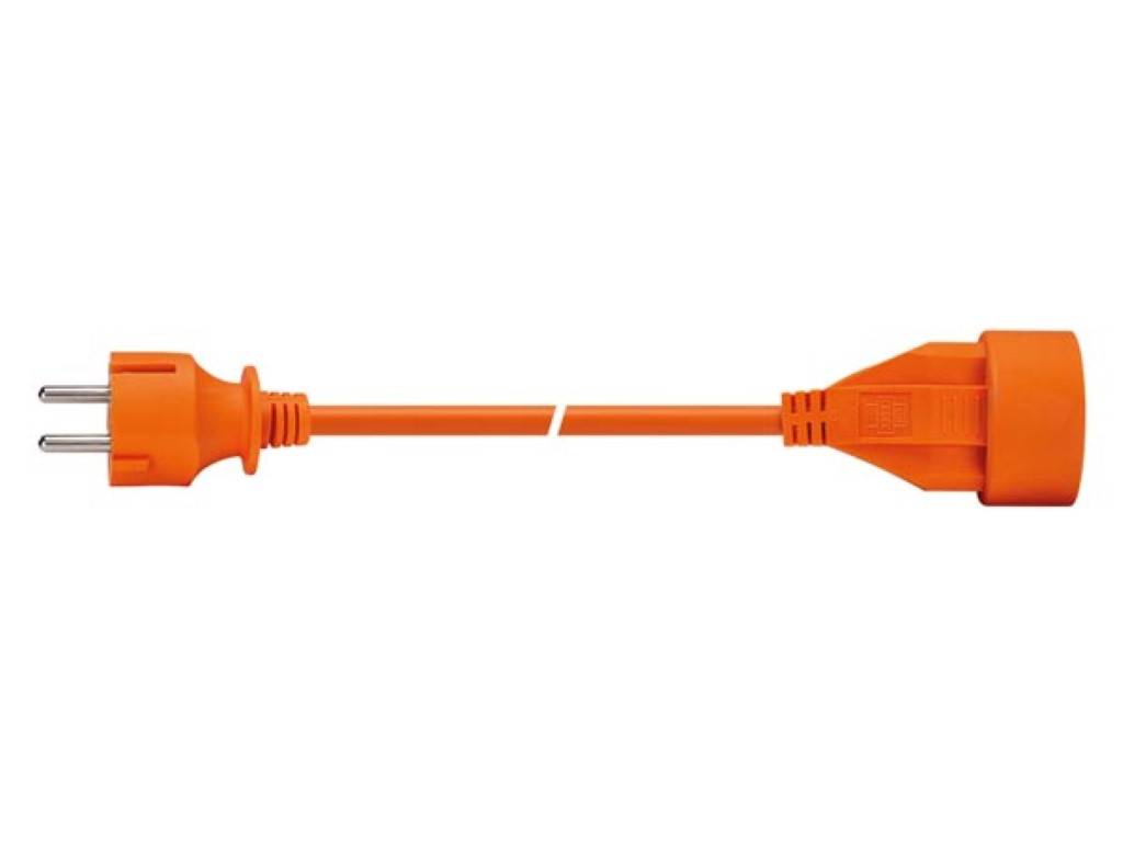 VERLÄNGERUNGSKABEL - 40 m - ORANGE - 3G1.5 - STECKER-TYP E (FRANZÖSISCHES SYSTEM)