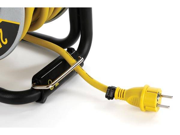 STANLEY FATMAX - PROFESSIONELLE KABELTROMMEL MIT 'ANTI-TWIST'-SYSTEM - NEOPREN - 40 m - 3G2.5 - 4 STECKDOSEN