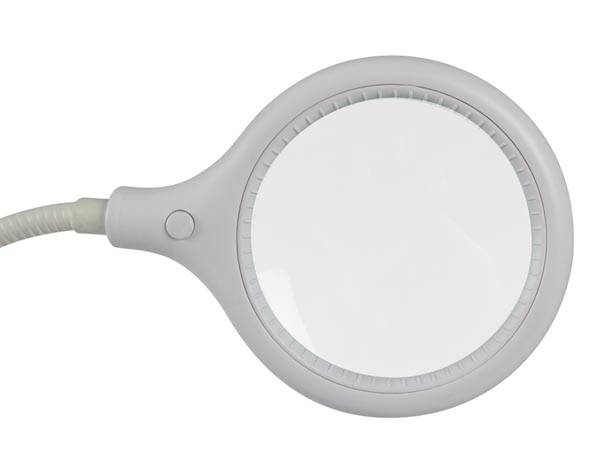 LED-LUPENLEUCHTE MIT BEFESTIGUNGSCLIP - 5 DIOPTRIEN - 6 W - 30 LEDs - WEIß