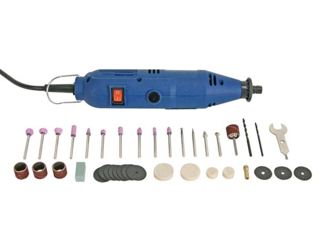 Velleman ELEKTRISCHE PRZISIONSBOHRMASCHINE UND GRAVIERSET - 40-tlg.