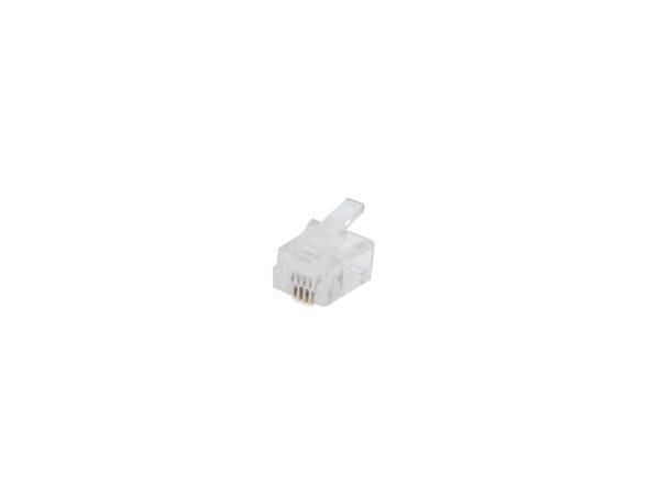 WESTERN-MODULAR-STECKER RJ11 6P4C, 50 St. PRO BLISTER