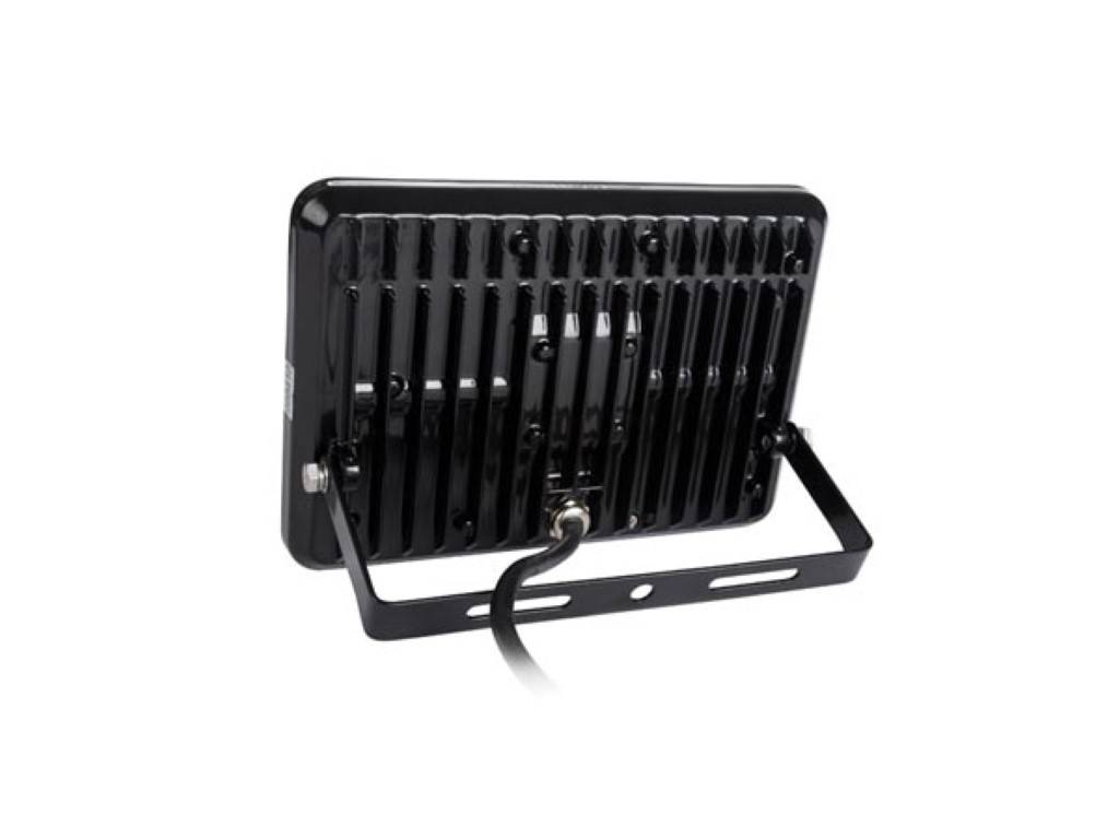 DESIGN-LED-STRAHLER - 20 W - NEUTRALWEIß - SCHWARZES GEHÄUSE