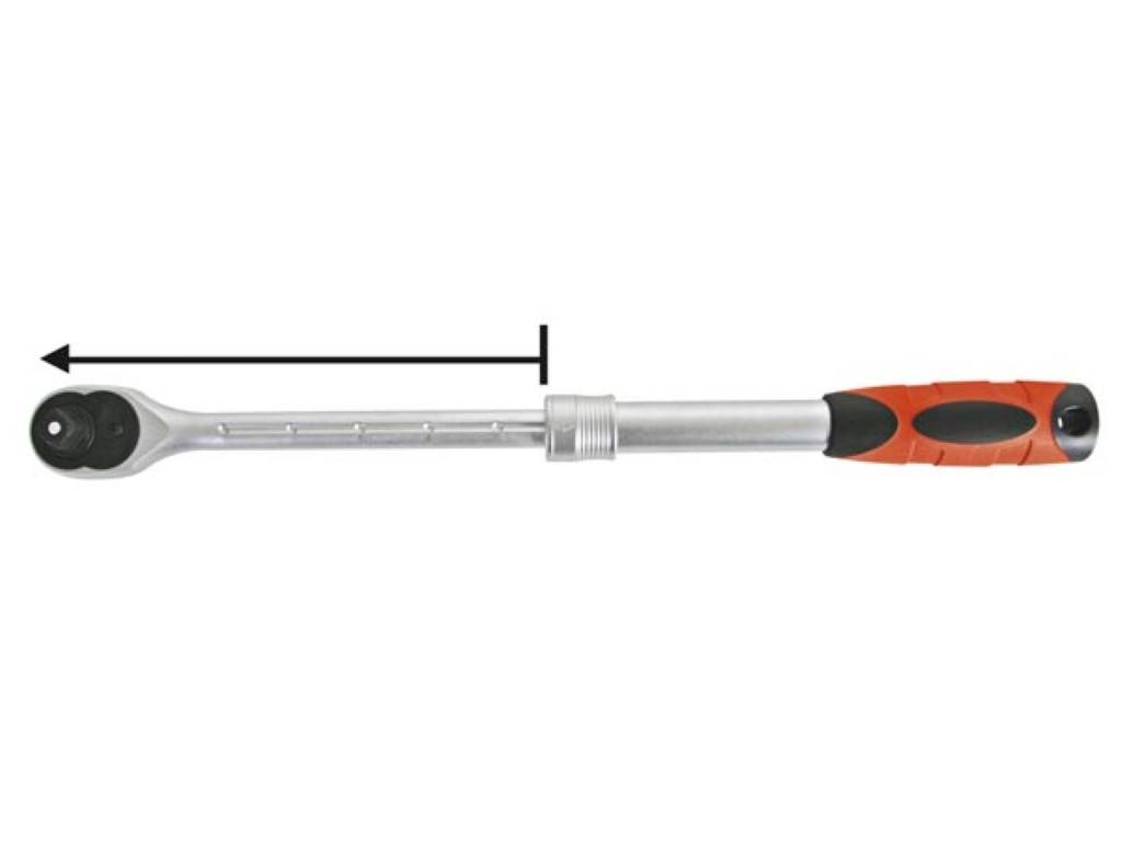 1/2" AUSZIEHBARE RATSCHE - 72T