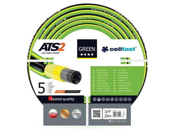Cellfast, gartenschlauch, green ats2, 3/4", 25 m