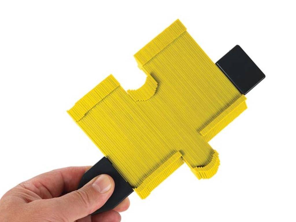 Toolland KONTURLEHRE MIT VERRIEGELUNG - TIEFE 4 cm - BREITE 20,5 cm