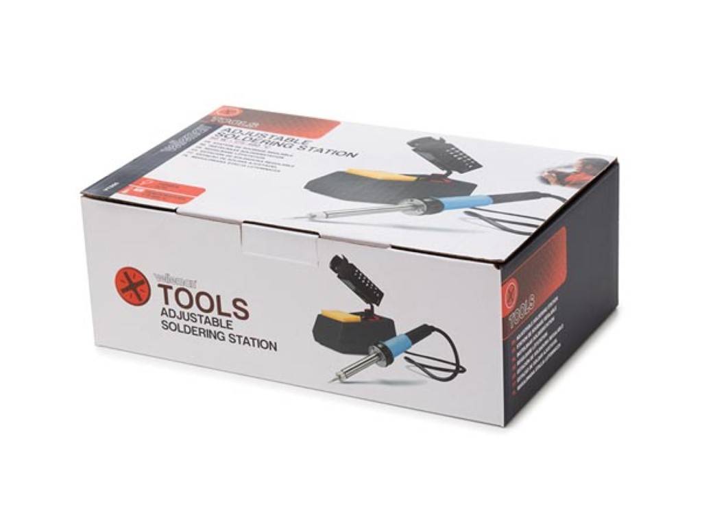 Lötstation, einstellbar, 50 W, Temperaturbereich 175-480 °C, Grau