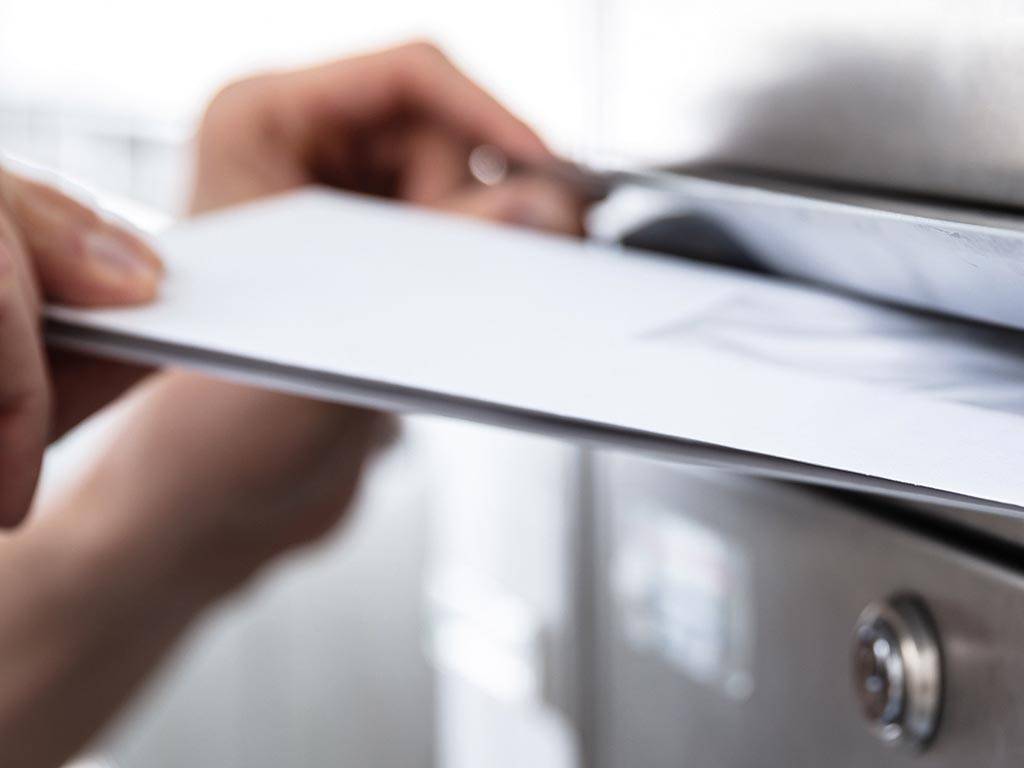 SCHLÜSSELSCHLOSS FÜR BRIEFKASTEN - MIT 2 SCHLÜSSELN