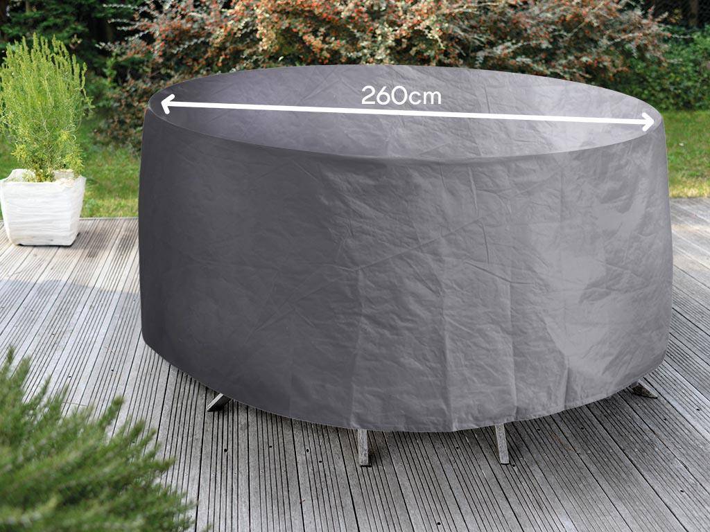 Perel Schutzhülle für runde Sitzgruppe - Ø 260 cm