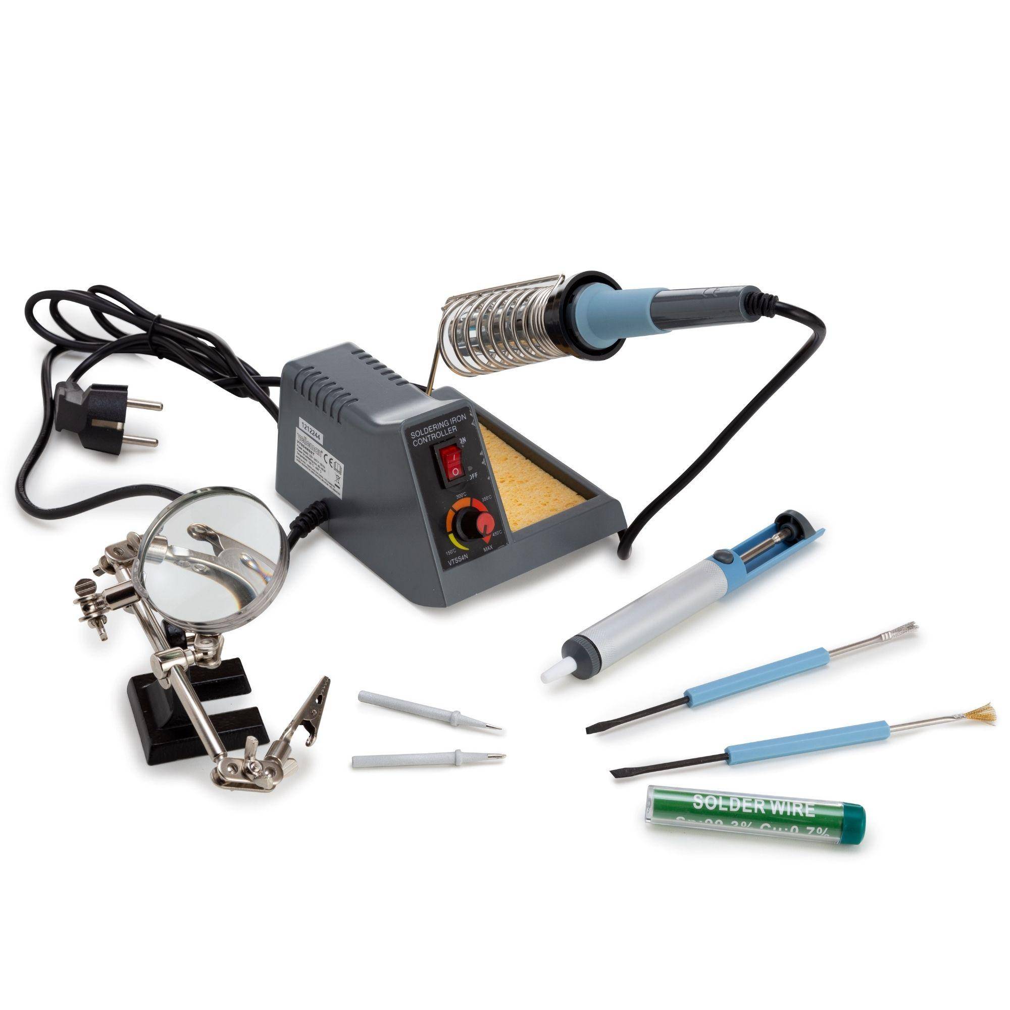 Velleman SET MIT LÖTSTATION MIT TEMPERATURREGELUNG - 40-48 W -