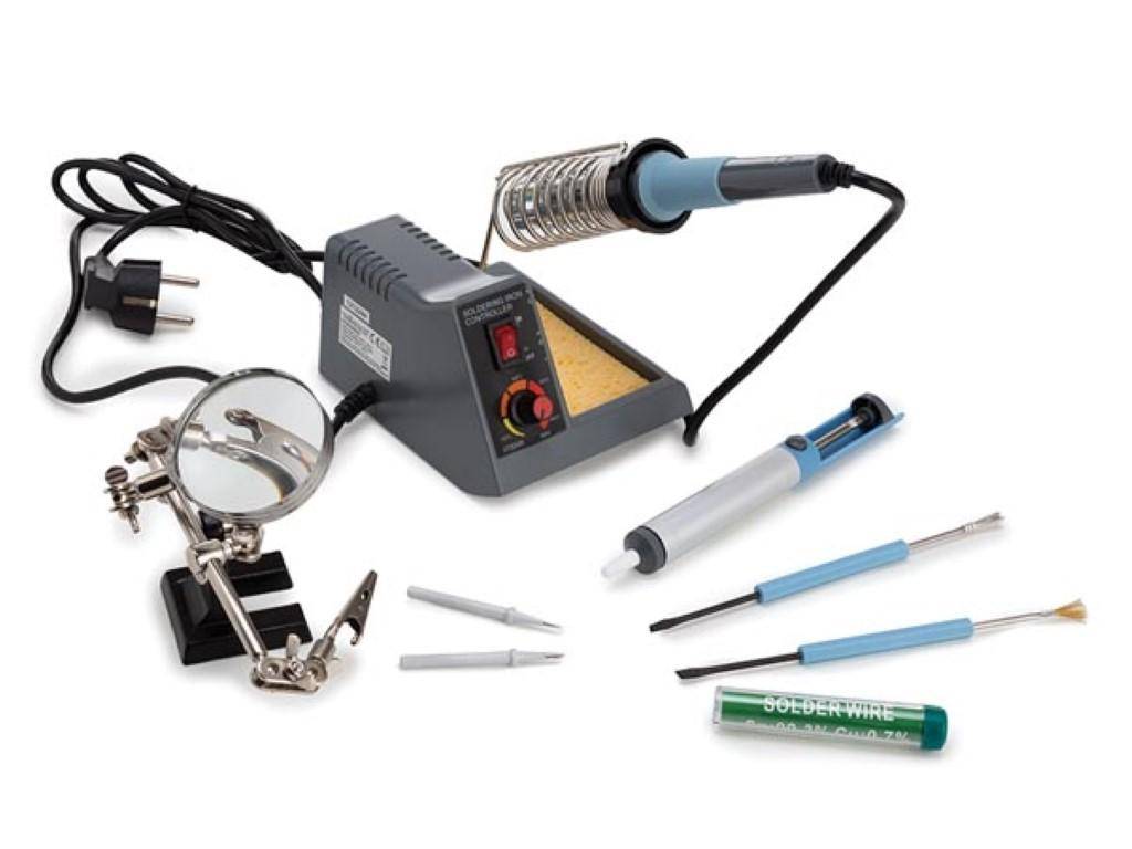 Velleman SET MIT LTSTATION MIT TEMPERATURREGELUNG - 40-48 W - 150-480C