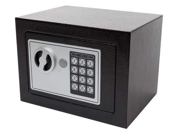 ELEKTRONISCHER SAFE - 17 x 23 x 17 cm - 4.6 L - SCHWARZ