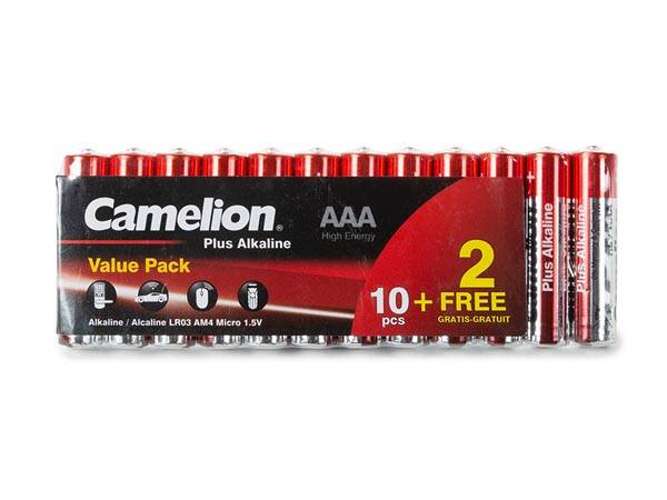 ALKALI-MANGAN AAA VORTEILSPACK (10 + 2 St.) / LR03 1.5 V - 1200 mAh