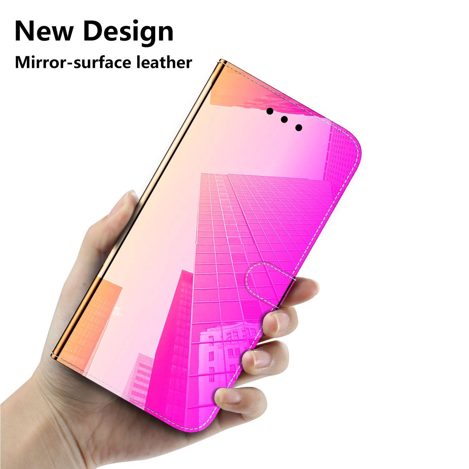 Hülle kompatibel mit Motorola Moto G22 Kunstleder Handyhülle - Handy Case Farbverlauf