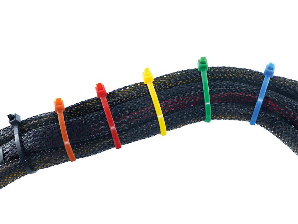 NYLON-KABELBINDER-SET - VERSCHIEDENE FARBEN (300-tlg.)