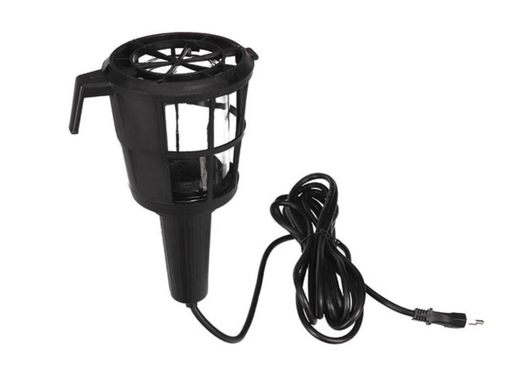 Perel Handleuchte, 60 W, E27-Fassung, 5 m Kabel, Schutzkorb, IP20, 220-240 V, für Innenräume