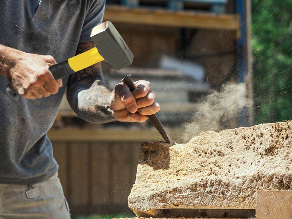 FÄUSTEL - GRIFF AUS GLASFASER - 1500 g