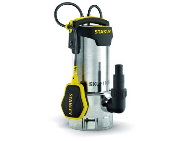 Stanley Tauchpumpe, Schmutzwasser, 1100 W, Edelstahl