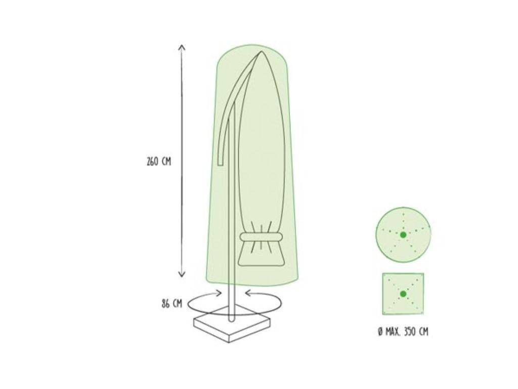 Perel Schutzhülle für Ampelschirm - max. Ø 350 cm