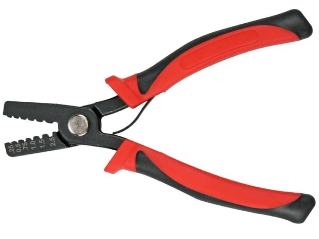 Toolland CRIMPZANGE FR ADERENDHLSEN 0.25 mm - 2.5 mm