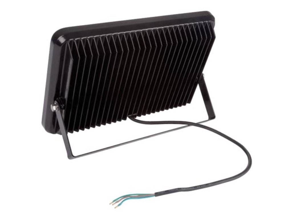 DESIGN-LED-STRAHLER - 100 W - NEUTRALWEIß - SCHWARZES GEHÄUSE