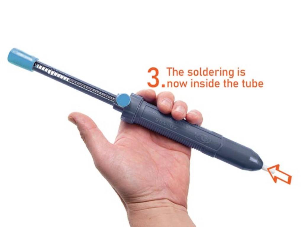 SEHR LEISTUNGSSTARKE ENTLÖTSAUGPUMPE