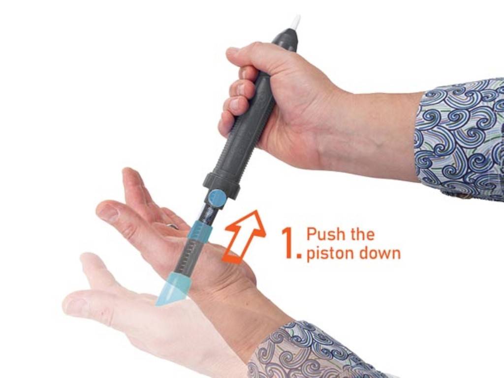 SEHR LEISTUNGSSTARKE ENTLÖTSAUGPUMPE