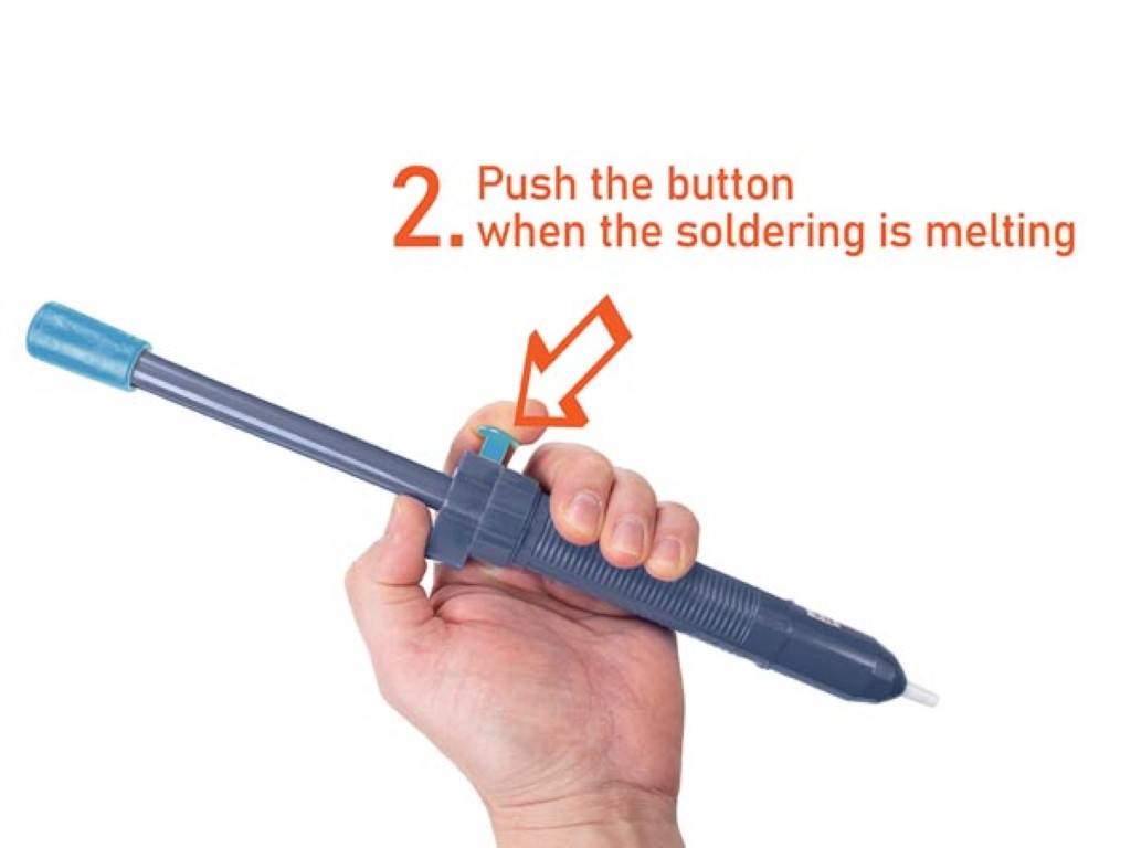 SEHR LEISTUNGSSTARKE ENTLÖTSAUGPUMPE