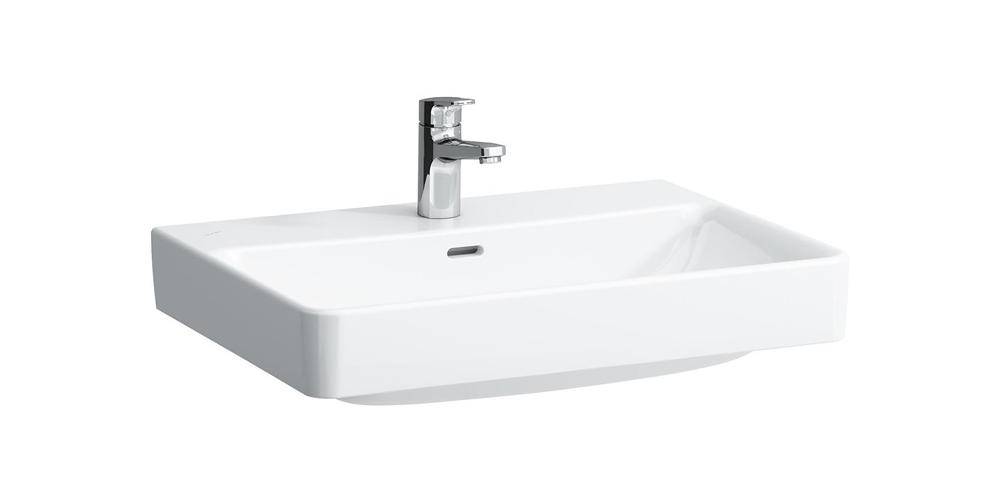 LAUFEN Waschtisch PRO S 650x465mm m ÜL 1 HL-Ausf. weiß