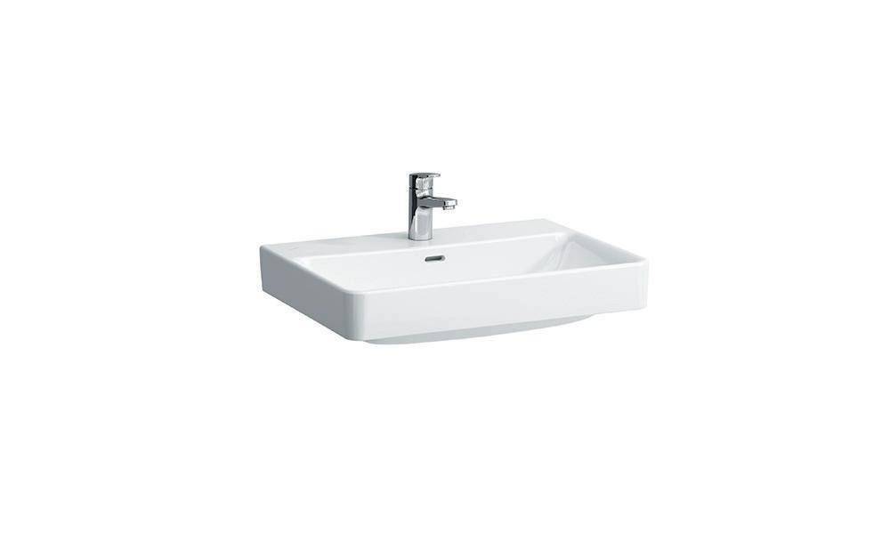 LAUFEN Waschtisch PRO S 650x465mm m ÜL 1 HL-Ausf. weiß