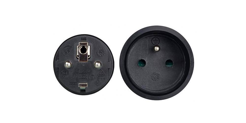 Perel GUMMI-VERLÄNGERUNGSKABEL - 25 m - SCHWARZ - 3G1.5 - STECKER-TYP
