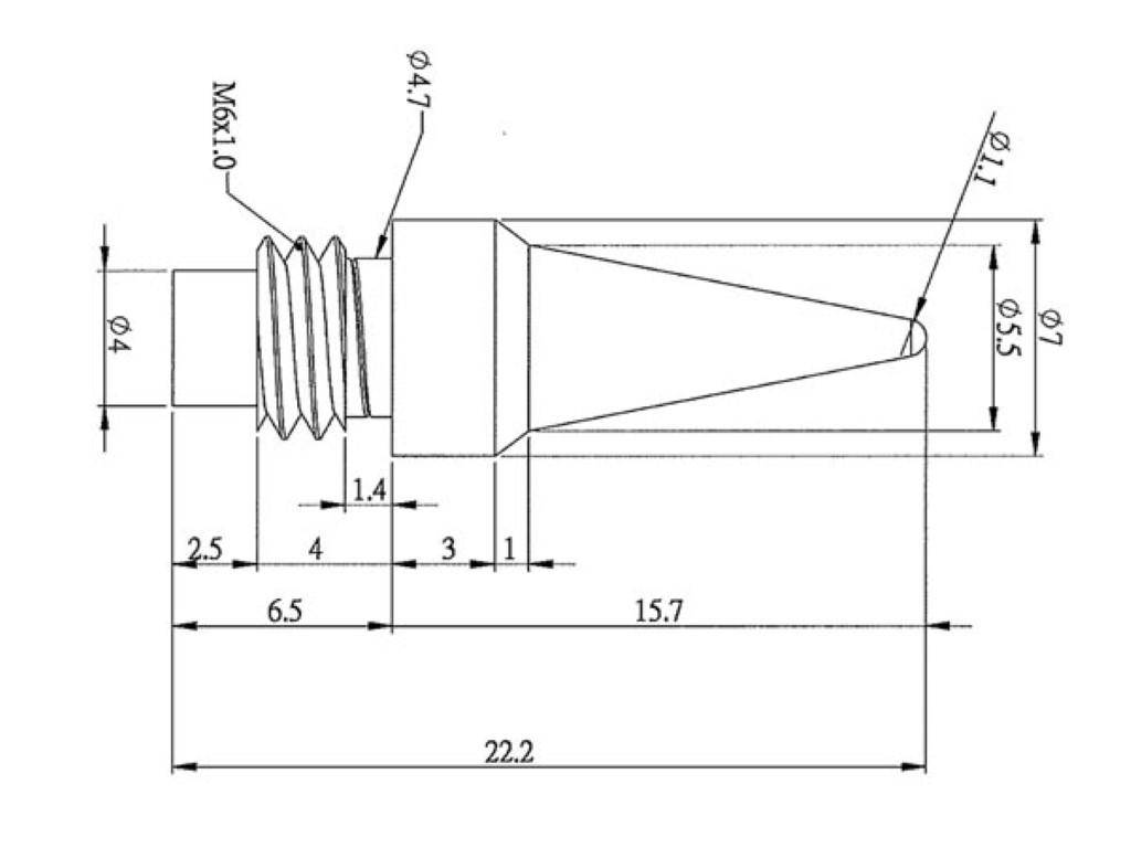 Velleman ERSATZSPITZE FR GASLTKOLBEN