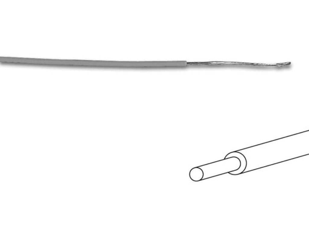 Velleman MONTAGEKABEL - ø 1.4 mm - 0.2 mm² - VOLLER KERN - GRAU
