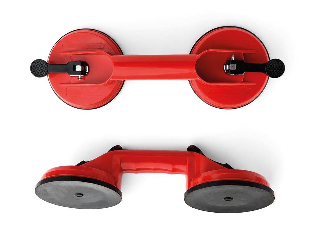 Toolland Saugheber, 2 Saugnäpfe, Durchmesser 115 mm, Tragkraft 15-45 kg