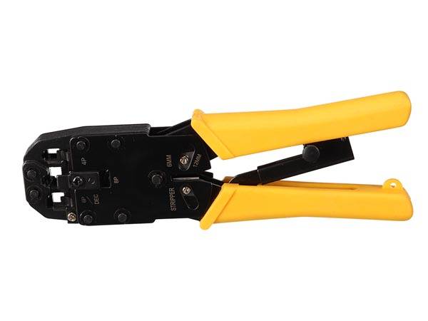 Professionelle Crimpzange für Westernstecker rj10 - rj11 - rj12 - rj45
