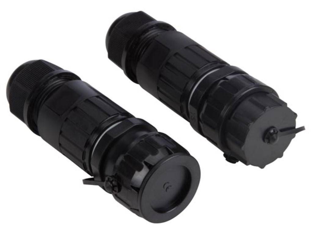 Velleman 4-POL. STECKVERBINDER - WASSERDICHT IP68 - 16 A 230 V (1 Set)